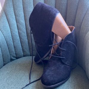 Maurice’s. Black booties. Size 9.5.